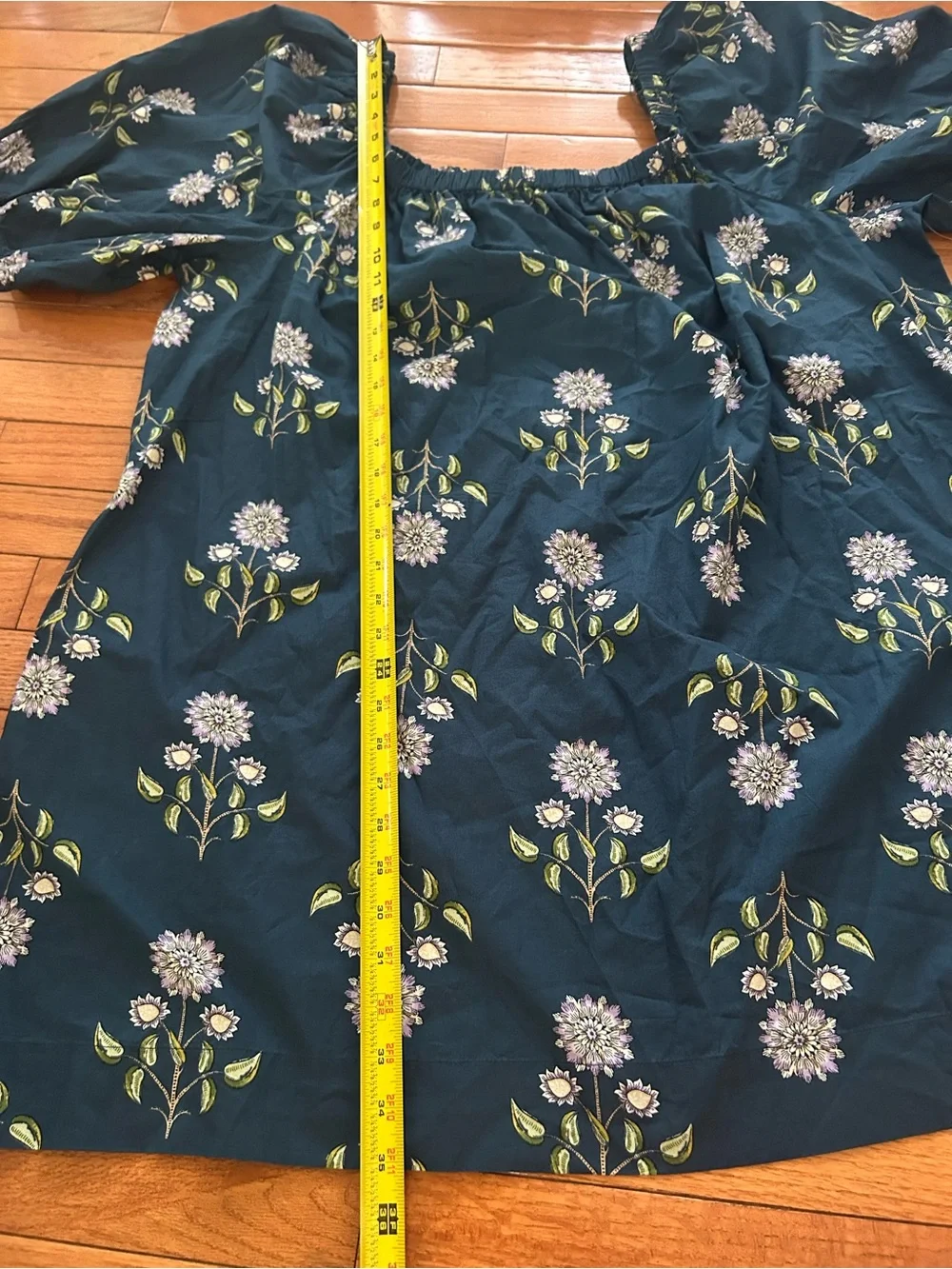 Old Navy Floral Off-Shoulder Mini Swing Dress Pockets XL